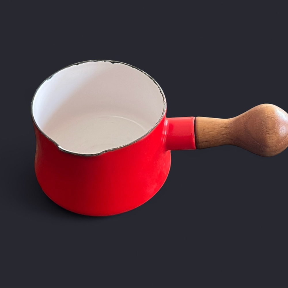 VINTAGE Dansk Kobenstyle Enamel Butter Warmer Jens Quistgaard - Picture 3 of 7